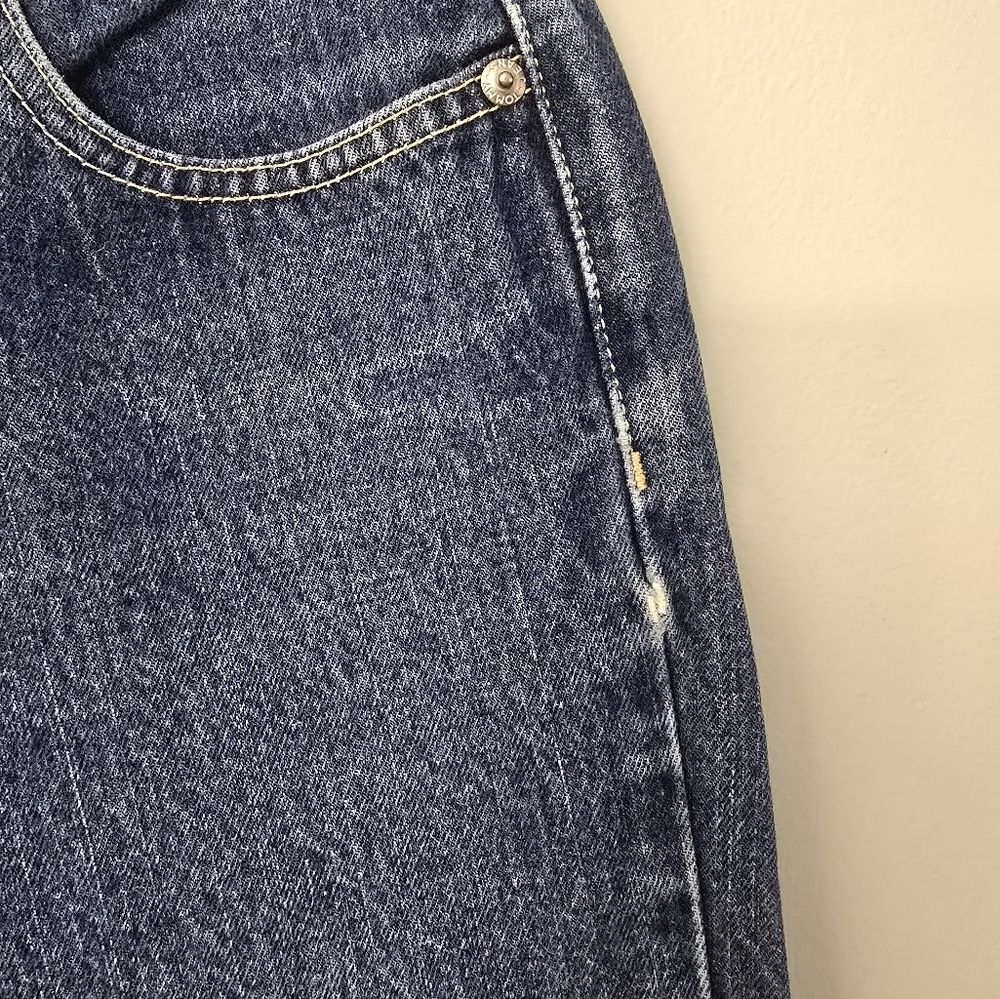 TOMMY HILFIGER VINTAGE JAMIL 2000 Women's Bootcut Denim Jeans Size 9 Juniors Y2K - Picture 4 of 13